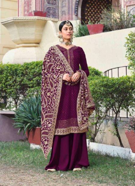 Wine Colour Vouch Naari 1 Heavy Festive Wear Fancy Designer Salwar Suit Collection 902